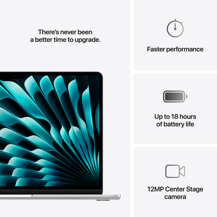 MacBook Air 13-tum, M4 10-core, grafik 10-core, 24GB RAM, 512GB SSD, Silver MacBook Air 13-tum, M4 10-core, grafik 10-core, 24GB RAM, 512GB SSD, Silver
