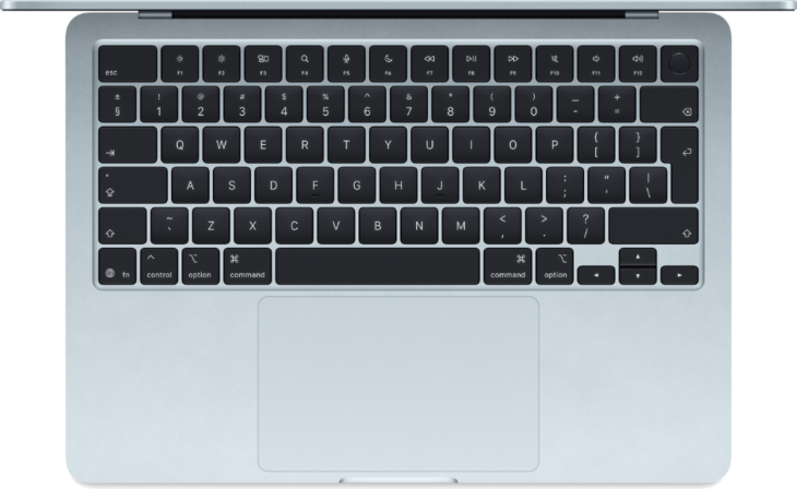 MacBook Air 13-tum, M5 10-core, grafik 10-core, 16GB RAM, 1TB SSD, Himmelsbl&aring;