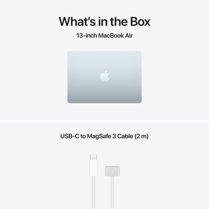 MacBook Air 13-tum, M5 10-core, grafik 10-core, 16GB RAM, 1TB SSD, Himmelsbl&aring;