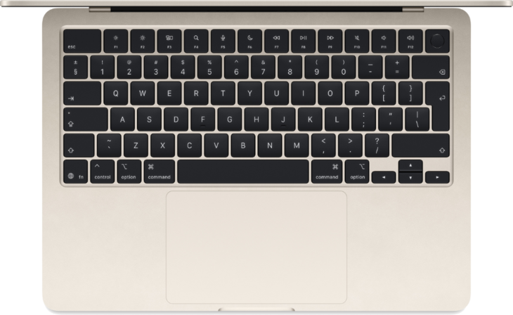 MacBook Air 13-tum, M5 10-core, grafik 10-core, 16GB RAM, 1TB SSD, Stj&auml;rnglans