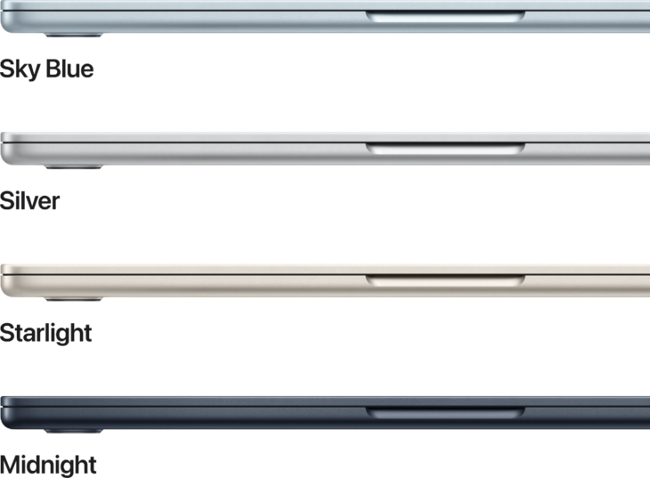 MacBook Air 13-tum, M5 10-core, grafik 10-core, 16GB RAM, 1TB SSD, Stj&auml;rnglans