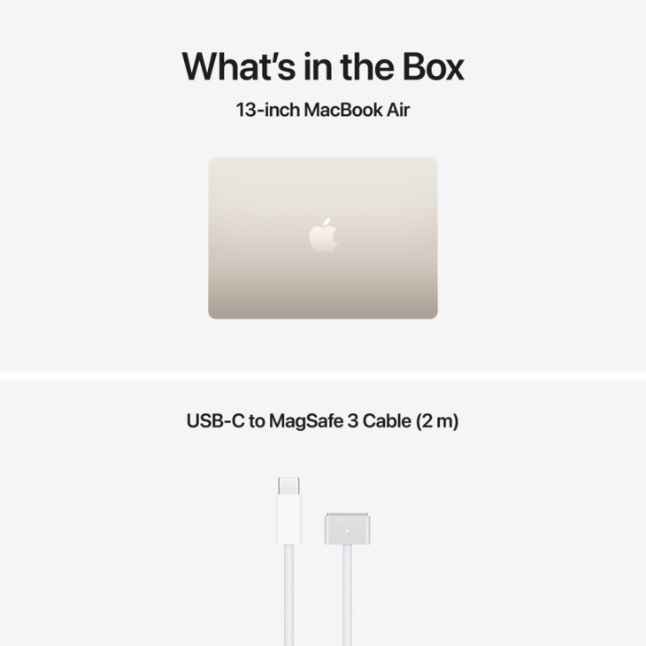 MacBook Air 13-tum, M5 10-core, grafik 10-core, 16GB RAM, 1TB SSD, Stj&auml;rnglans