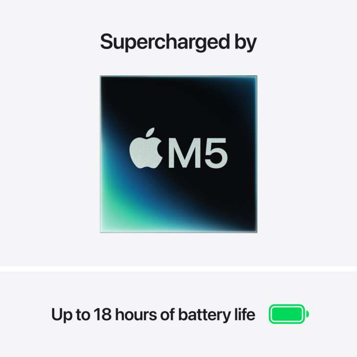 MacBook Air 13-tum, M5 10-core, grafik 8-core, 16GB RAM, 512GB SSD, Midnatt