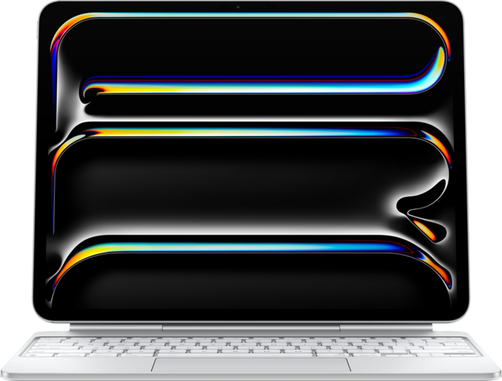 Magic Keyboard for iPad Pro 13‑tum (M4) - Vit Magic Keyboard for iPad Pro 13‑tum (M4) - Vit