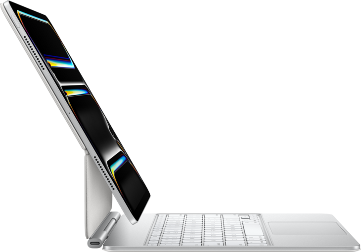 Magic Keyboard for iPad Pro 13‑tum (M4) - Vit Magic Keyboard for iPad Pro 13‑tum (M4) - Vit