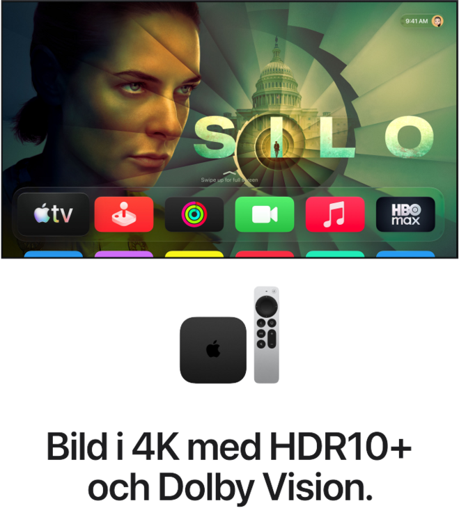Apple TV 4K fj&auml;rde generationen (2026)