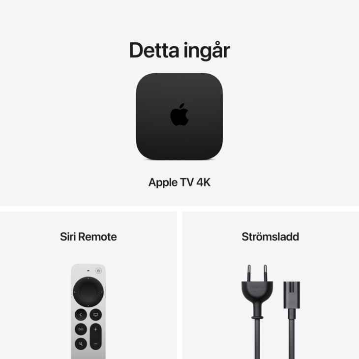 Apple TV 4K fj&auml;rde generationen (2026)