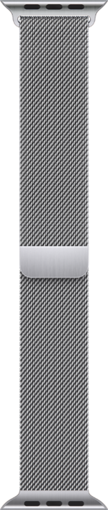 Apple Watch 45mm Milanesisk loop - Silver Apple Watch 45mm Milanesisk loop - Silver