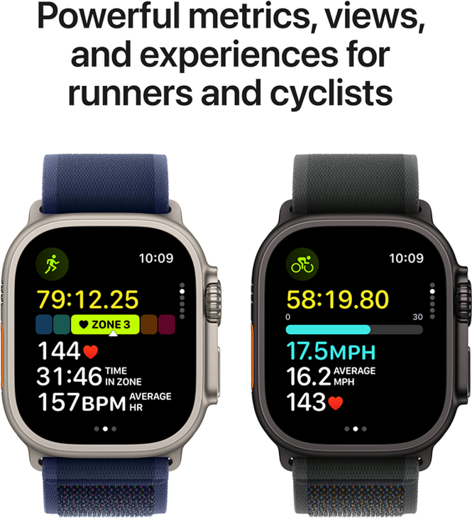 Apple Watch Ultra 2 GPS + Cellular 49mm Titanboett Svart  •  Milanesisk loop i titan Svart - S - Bruten förpackning Apple Watch Ultra 2 GPS + Cellular 49mm Titanboett Svart  •  Milanesisk loop i titan Svart - S - Bruten förpackning