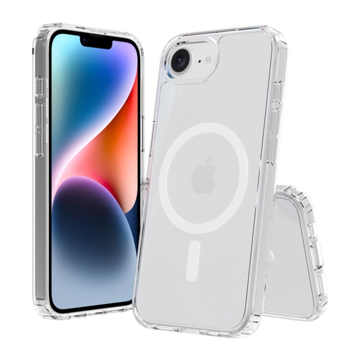 Screenor Bumper - iPhone 17e / 16e Transparent skal Magsafe
