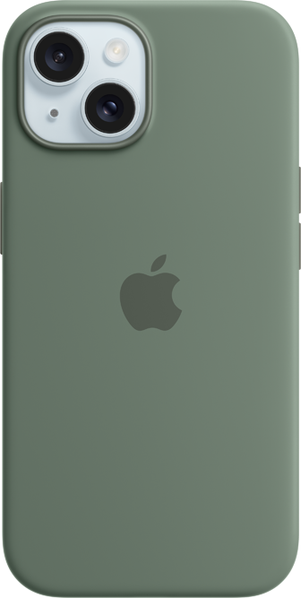 iPhone 15 Silikonskal med MagSafe - Cypress iPhone 15 Silikonskal med MagSafe - Cypress