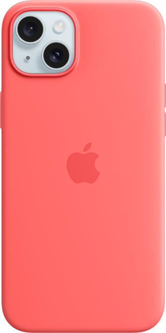 iPhone 15 Plus Silikonskal med MagSafe - Guava iPhone 15 Plus Silikonskal med MagSafe - Guava