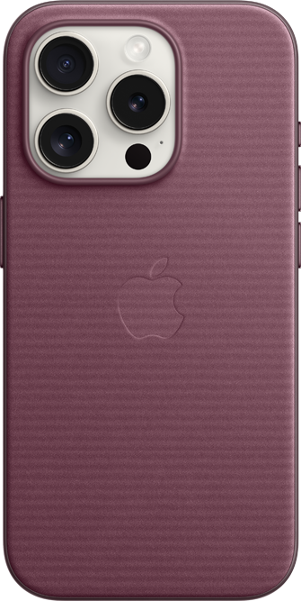 iPhone 15 Pro FineWoven-skal med MagSafe - Mullbär iPhone 15 Pro FineWoven-skal med MagSafe - Mullbär