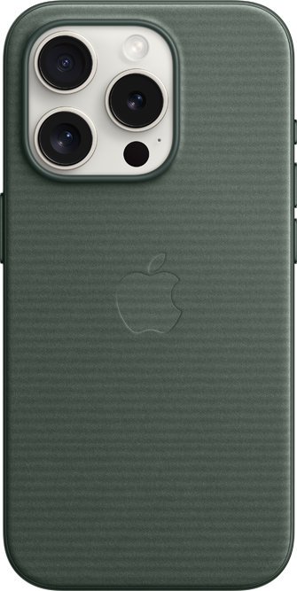 iPhone 15 Pro FineWoven-skal med MagSafe - Vintergrön iPhone 15 Pro FineWoven-skal med MagSafe - Vintergrön