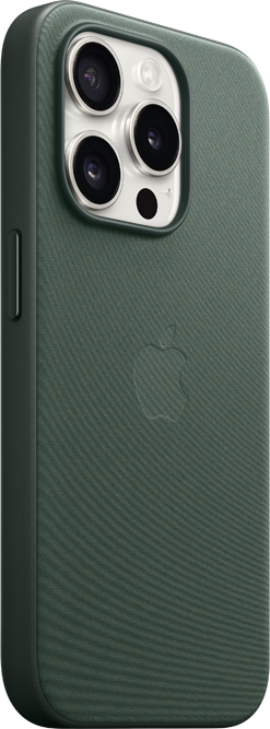 iPhone 15 Pro FineWoven-skal med MagSafe - Vintergrön iPhone 15 Pro FineWoven-skal med MagSafe - Vintergrön