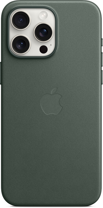 iPhone 15 Pro Max FineWoven-skal med MagSafe - Vintergrön iPhone 15 Pro Max FineWoven-skal med MagSafe - Vintergrön