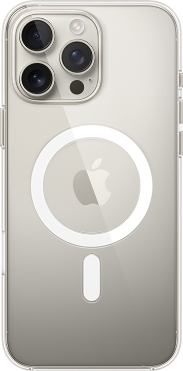 iPhone 16 Pro Max Transparent skal med MagSafe iPhone 16 Pro Max Transparent skal med MagSafe