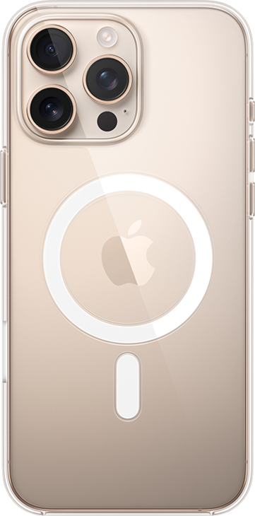 iPhone 16 Pro Max Transparent skal med MagSafe iPhone 16 Pro Max Transparent skal med MagSafe