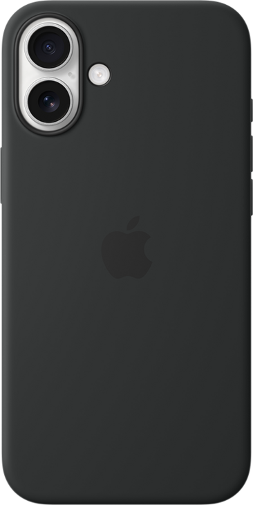 iPhone 16 Plus Silikonskal med MagSafe - Svart iPhone 16 Plus Silikonskal med MagSafe - Svart