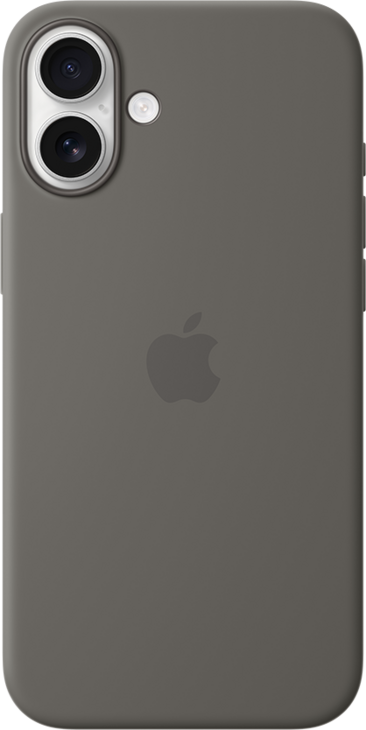 iPhone 16 Plus Silikonskal med MagSafe - Granitgrå iPhone 16 Plus Silikonskal med MagSafe - Granitgrå