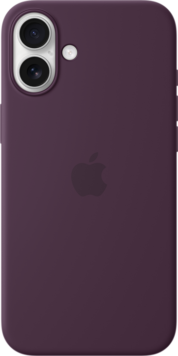 iPhone 16 Plus Silikonskal med MagSafe - Plommon iPhone 16 Plus Silikonskal med MagSafe - Plommon