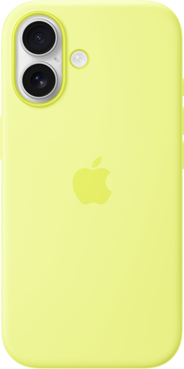 iPhone 17 Silikonskal med MagSafe - Neongul iPhone 17 Silikonskal med MagSafe - Neongul