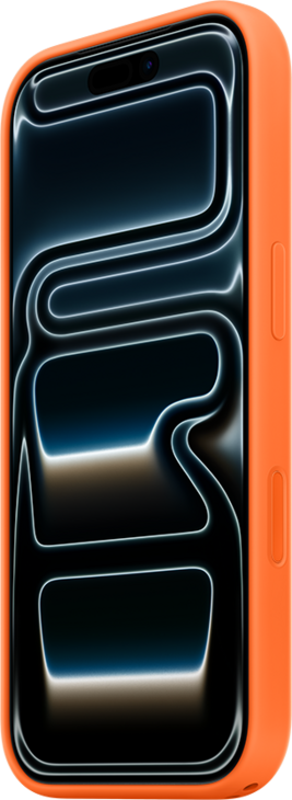 iPhone 17 Pro Silikonskal med MagSafe - Orange iPhone 17 Pro Silikonskal med MagSafe - Orange