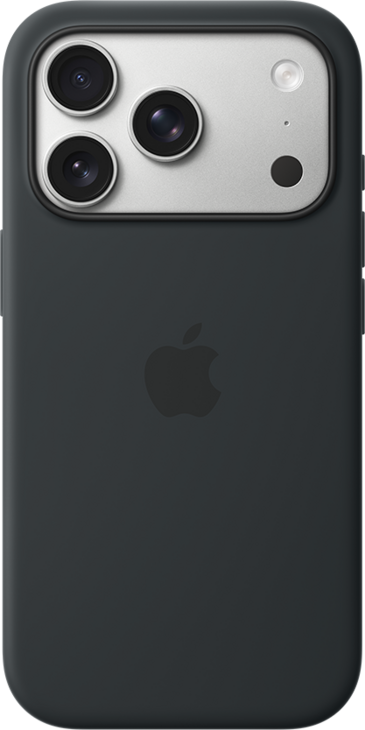 iPhone 17 Pro Max Silikonskal med MagSafe - Svart iPhone 17 Pro Max Silikonskal med MagSafe - Svart