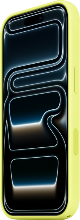 iPhone 17 Pro Max Silikonskal med MagSafe - Neongul