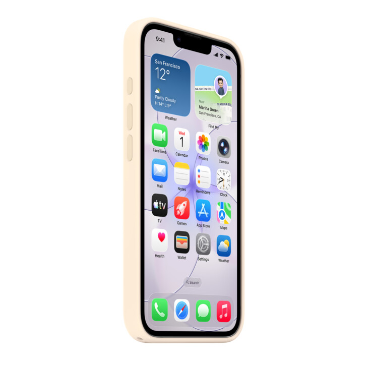 iPhone 17 Silikonskal med MagSafe - Vanilj