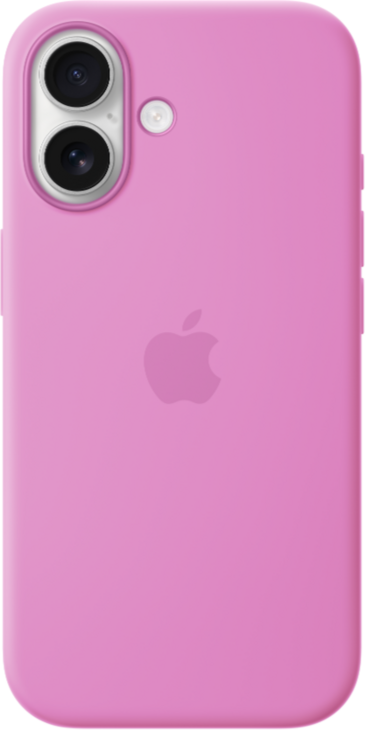 iPhone 17 Silikonskal med MagSafe - Lysande lavendel