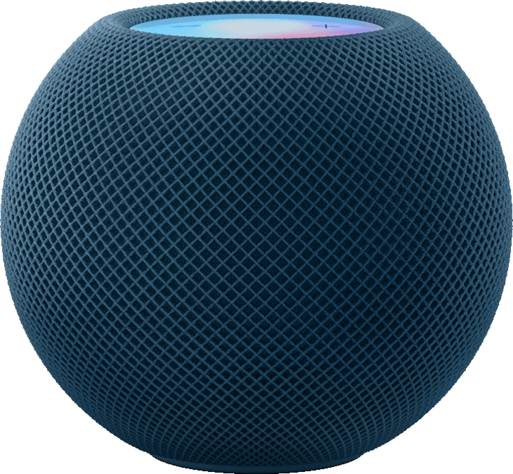HomePod mini i blå färg