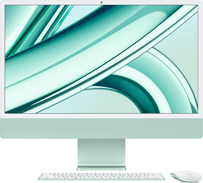 iMac 24-tum, M3 8-core, grafik 8-core, 24GB RAM, 1TB SSD, Grön iMac 24-tum, M3 8-core, grafik 8-core, 24GB RAM, 1TB SSD, Grön