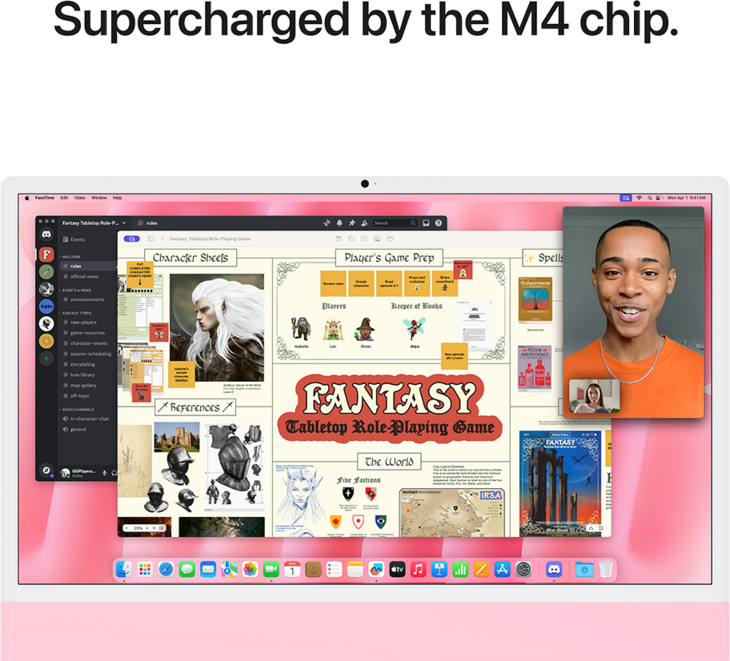 iMac 24-tum, M4 10-core, grafik 10-core, 16GB RAM, 256GB SSD, Rosa iMac 24-tum, M4 10-core, grafik 10-core, 16GB RAM, 256GB SSD, Rosa