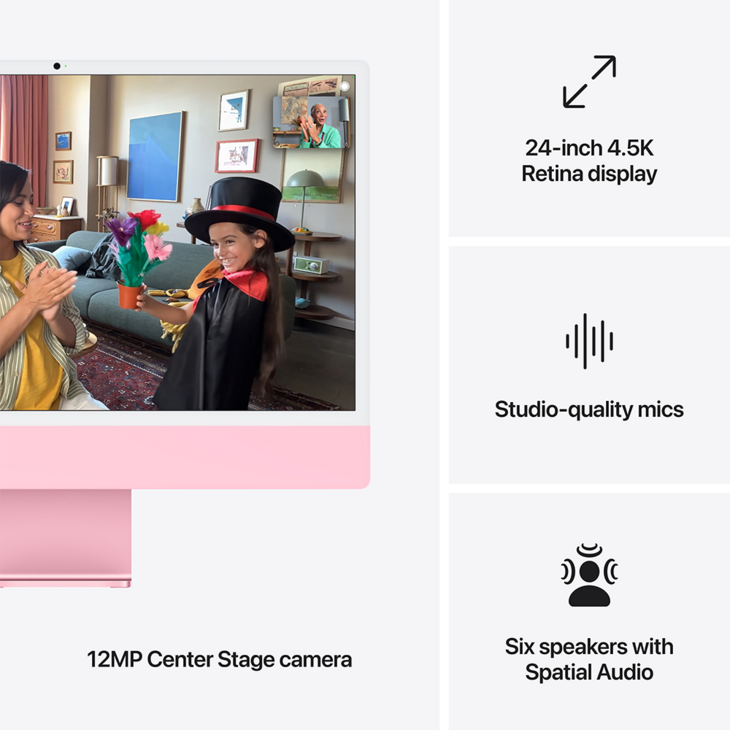 iMac 24-tum, M4 10-core, grafik 10-core, 16GB RAM, 256GB SSD, Rosa iMac 24-tum, M4 10-core, grafik 10-core, 16GB RAM, 256GB SSD, Rosa