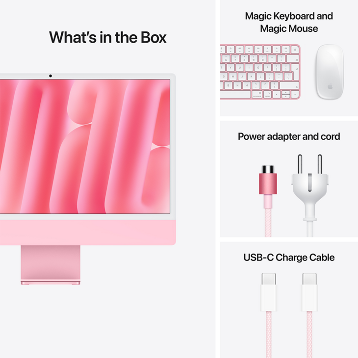 iMac 24-tum, M4 10-core, grafik 10-core, 16GB RAM, 256GB SSD, Rosa iMac 24-tum, M4 10-core, grafik 10-core, 16GB RAM, 256GB SSD, Rosa
