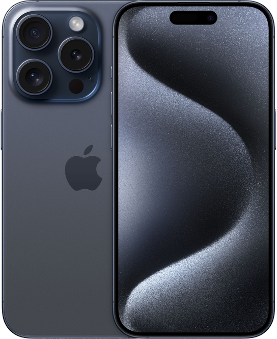 iPhone 15 Pro 1TB Blått Titan iPhone 15 Pro 1TB Blått Titan