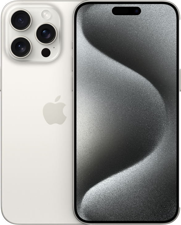 iPhone 15 Pro Max 256GB Vitt Titan iPhone 15 Pro Max 256GB Vitt Titan