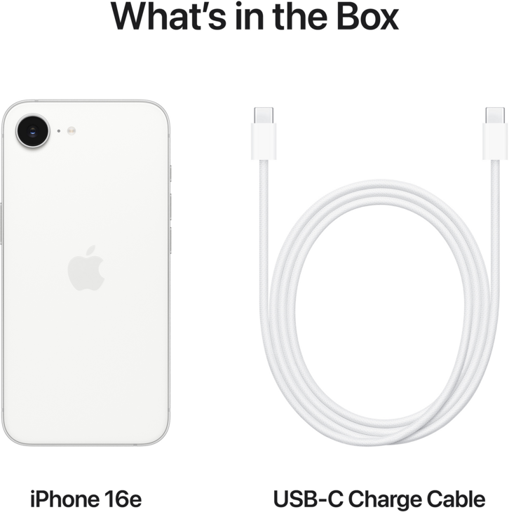 iPhone 16e 128GB Vit iPhone 16e 128GB Vit