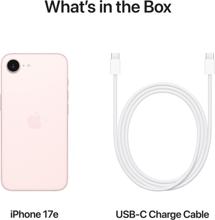 iPhone 17e 512GB Blekrosa