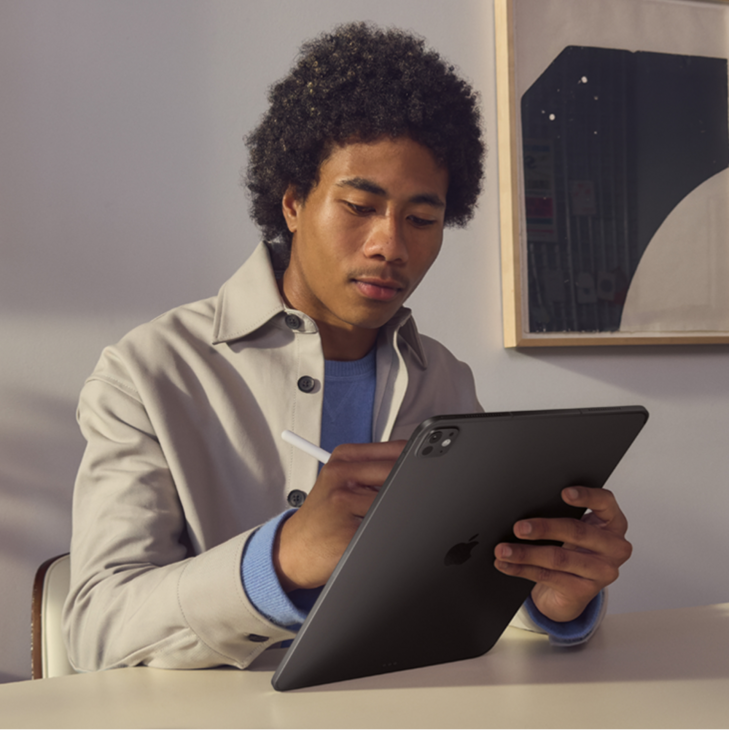 iPad Pro 11 tum M5 Wi-Fi 512 GB med standardglas – Silver
