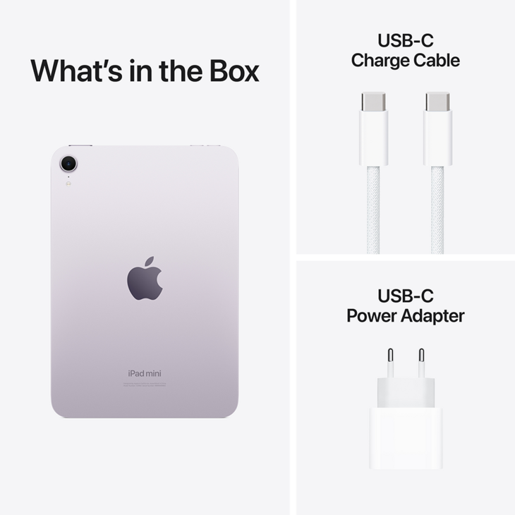 iPad mini Wi-Fi 128GB (2024) - Lila iPad mini Wi-Fi 128GB (2024) - Lila