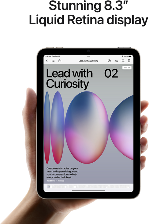 iPad mini Wi-Fi 128GB (2024) - Lila iPad mini Wi-Fi 128GB (2024) - Lila