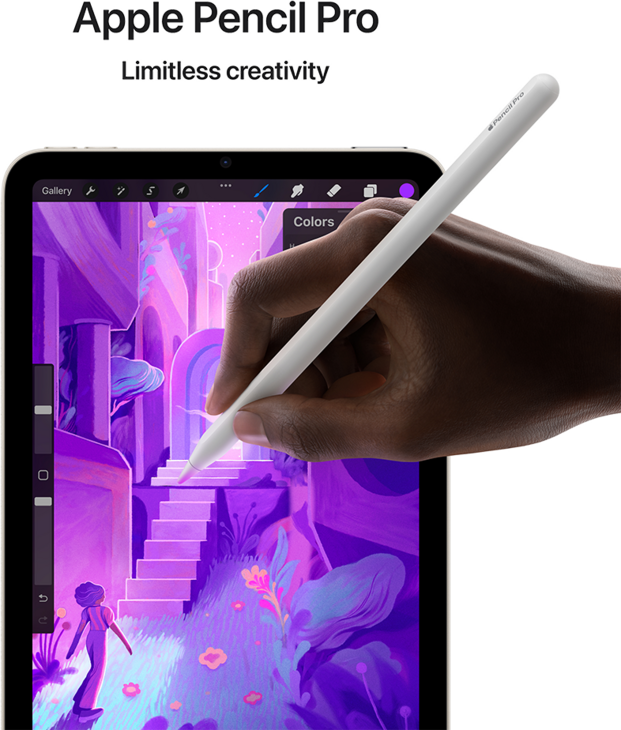 iPad mini Wi-Fi 128GB (2024) - Lila iPad mini Wi-Fi 128GB (2024) - Lila