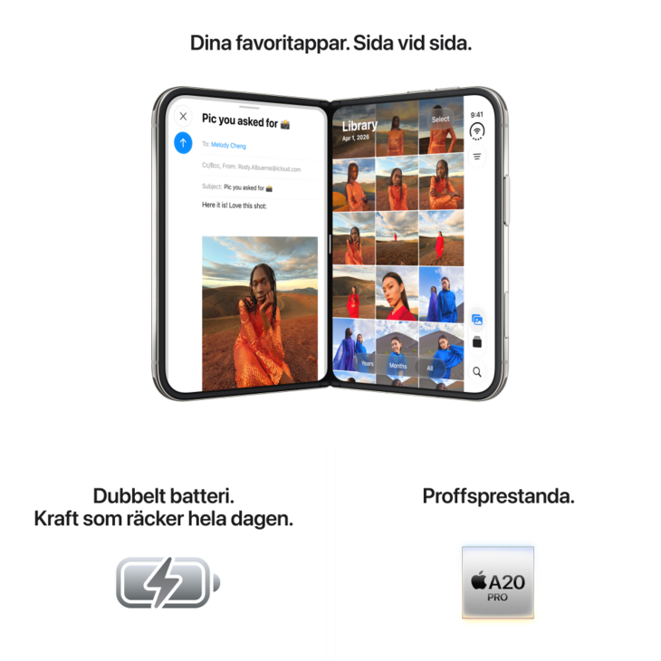 iPhone Duo 256GB Stj&auml;rnvit