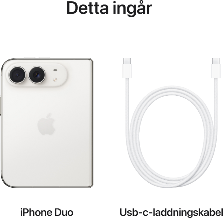 iPhone Duo 256GB Stj&auml;rnvit
