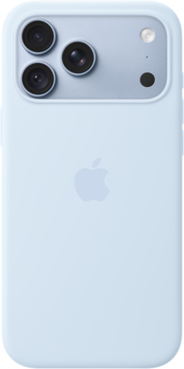 iPhone 18 Pro Max Silikonskal med MagSafe - Krispigt bl&aring;