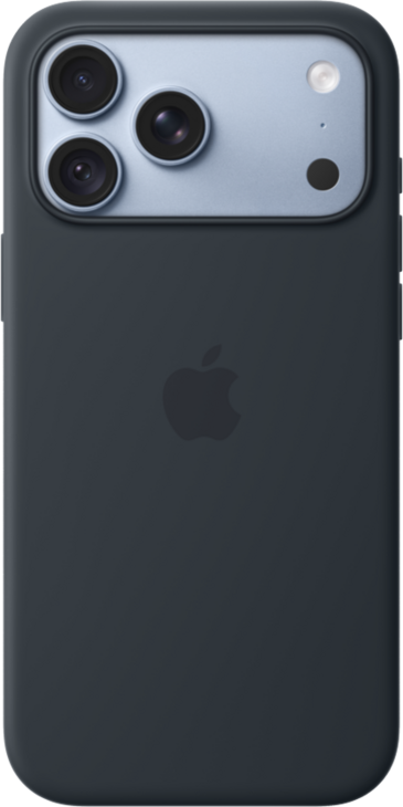 iPhone 18 Pro Max Silikonskal med MagSafe - Marinbl&aring;