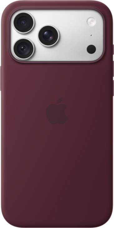 iPhone 18 Pro Max Silikonskal med MagSafe - Bourgogne