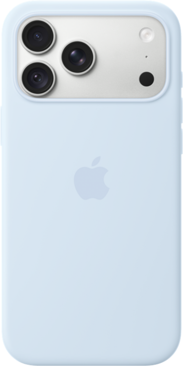 iPhone 18 Pro Max Silikonskal med MagSafe - Krispigt bl&aring;